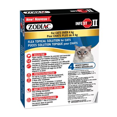 Zodiac Infestop pour chat de plus de 4 KG