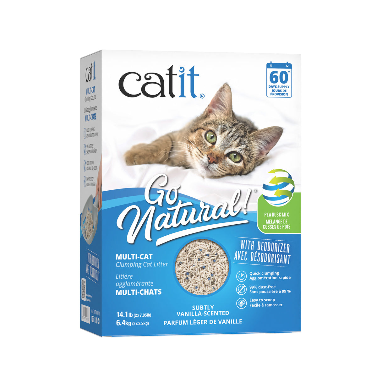 Litière Go Natural Multi-chats - 5.6 KG
