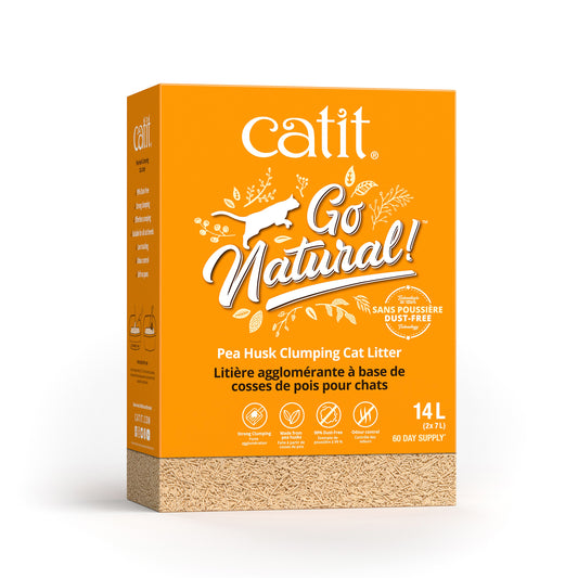 Catit - Litière Agglomérante - Go Natural Vanille - 5.6 KG