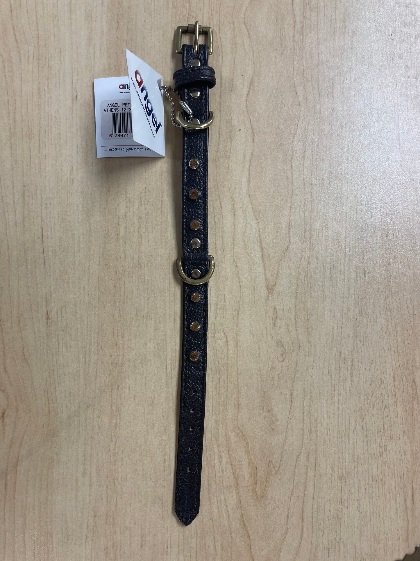 Collier Cuir brun et Perles