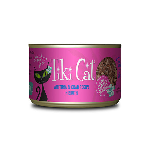 Tiki Cat Bouillon de Thon et Crabes 6 Oz