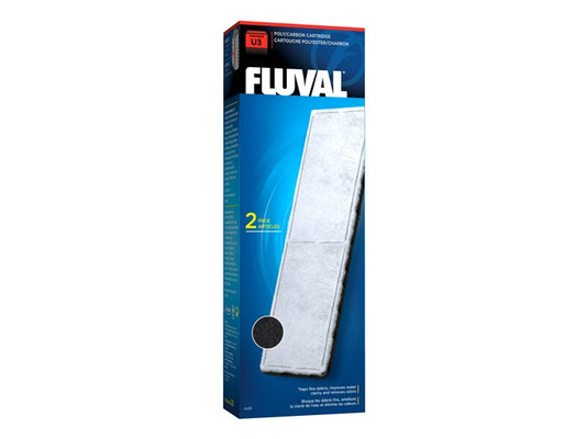 Cartouche de polyester/charbon pour filtre submersible Fluval U3