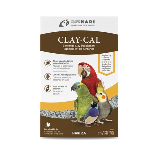 Supplément de bentonite enrichie de calcium Clay-Cal HARI, 575 g (1,27 lb)
