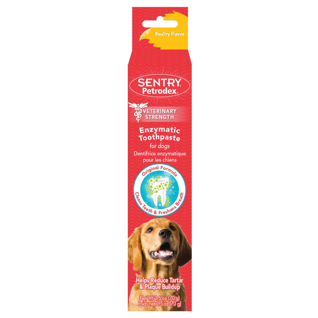Dentifrice Petrodex Sergeant’s pour chiens, saveur de poulet, 71 g (2,5 oz)