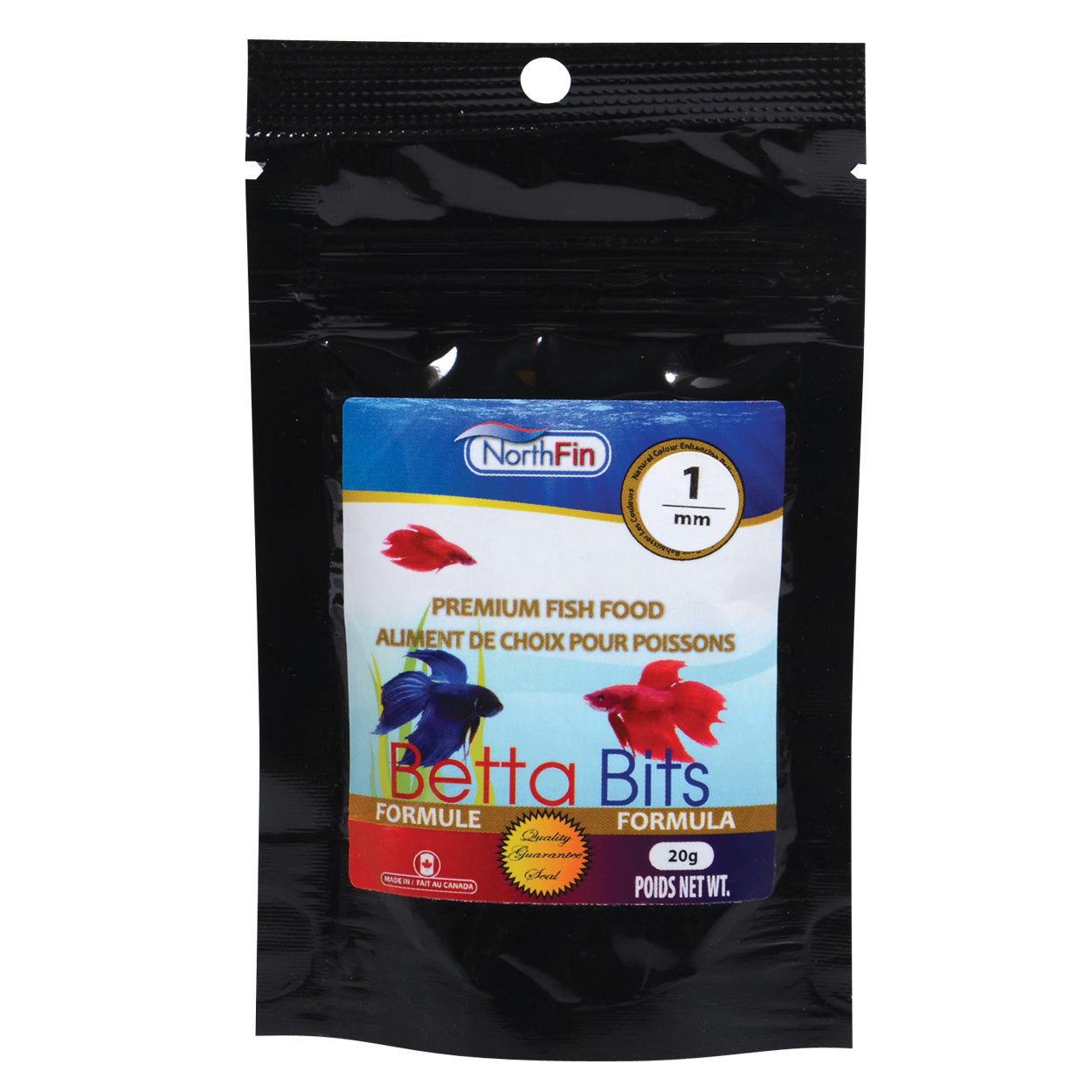 Northfin - Granules pour Betta - 1MM