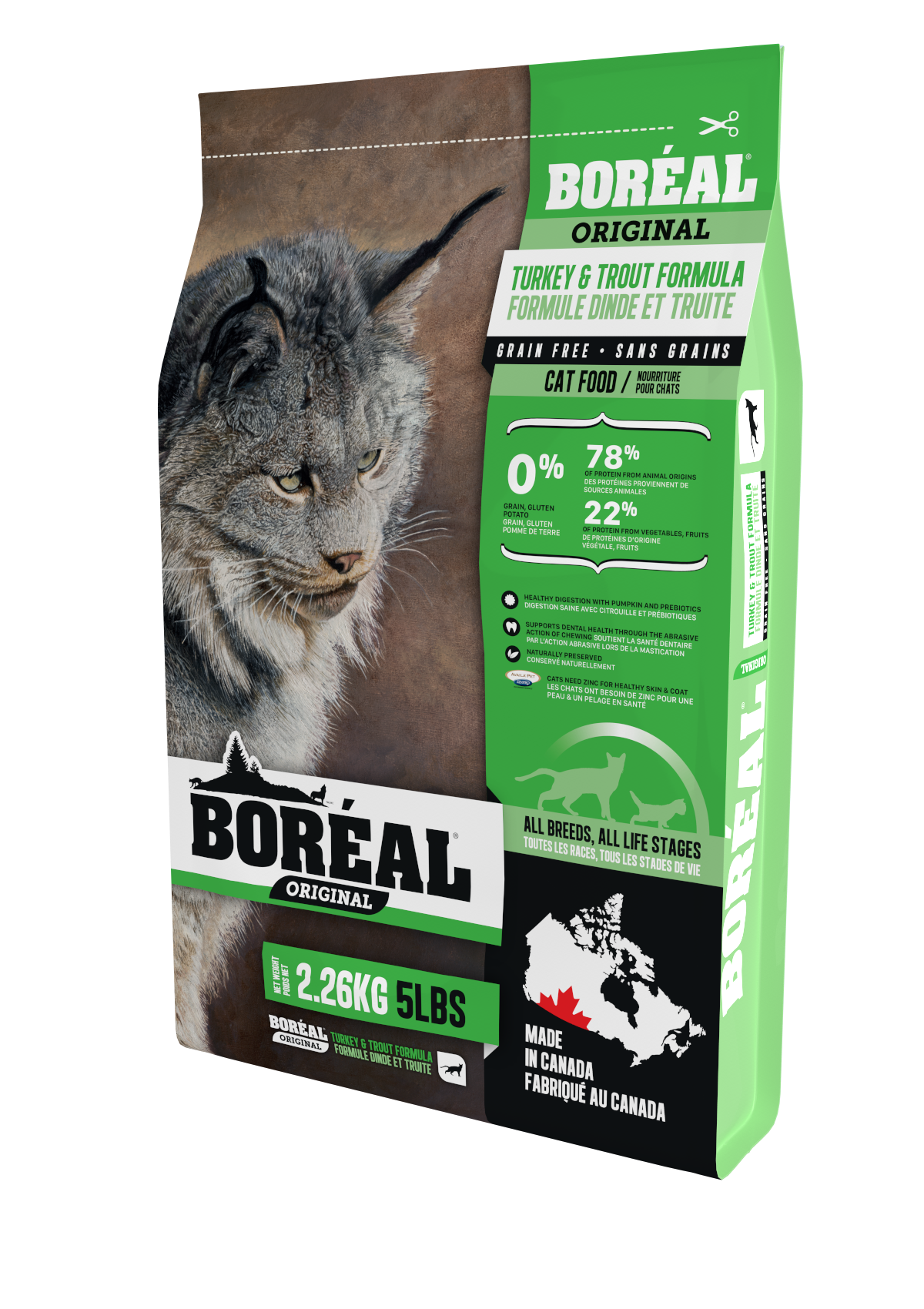 Boréal - Dinde et Truite - Chat