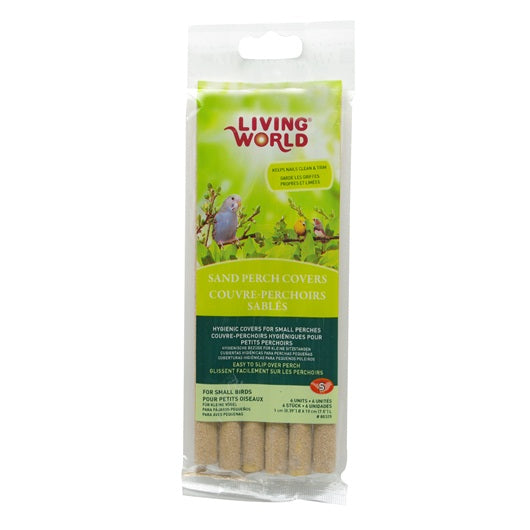 Couvre-perchoirs sablés pour perchoirs étroits ( Paquet de 6 )