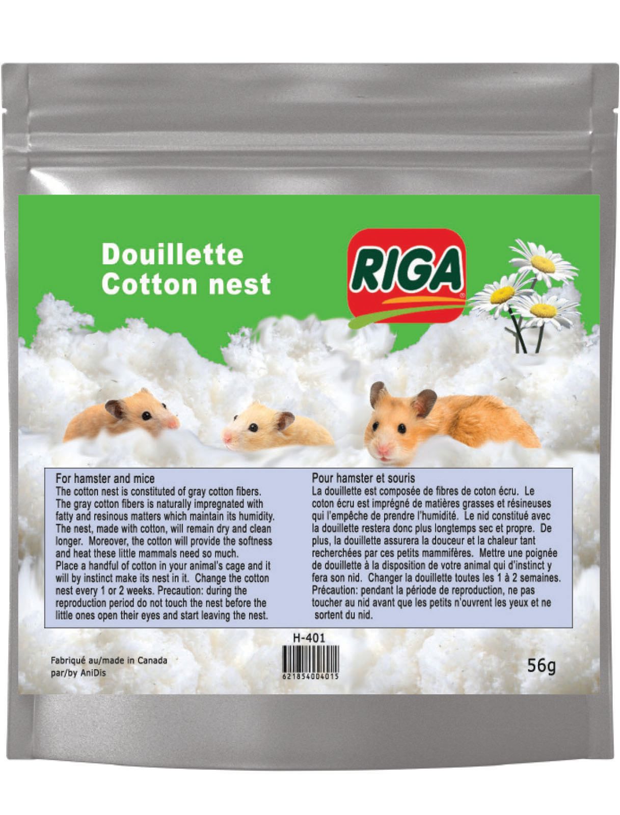 Riga - Duvet à nid pour rongeurs