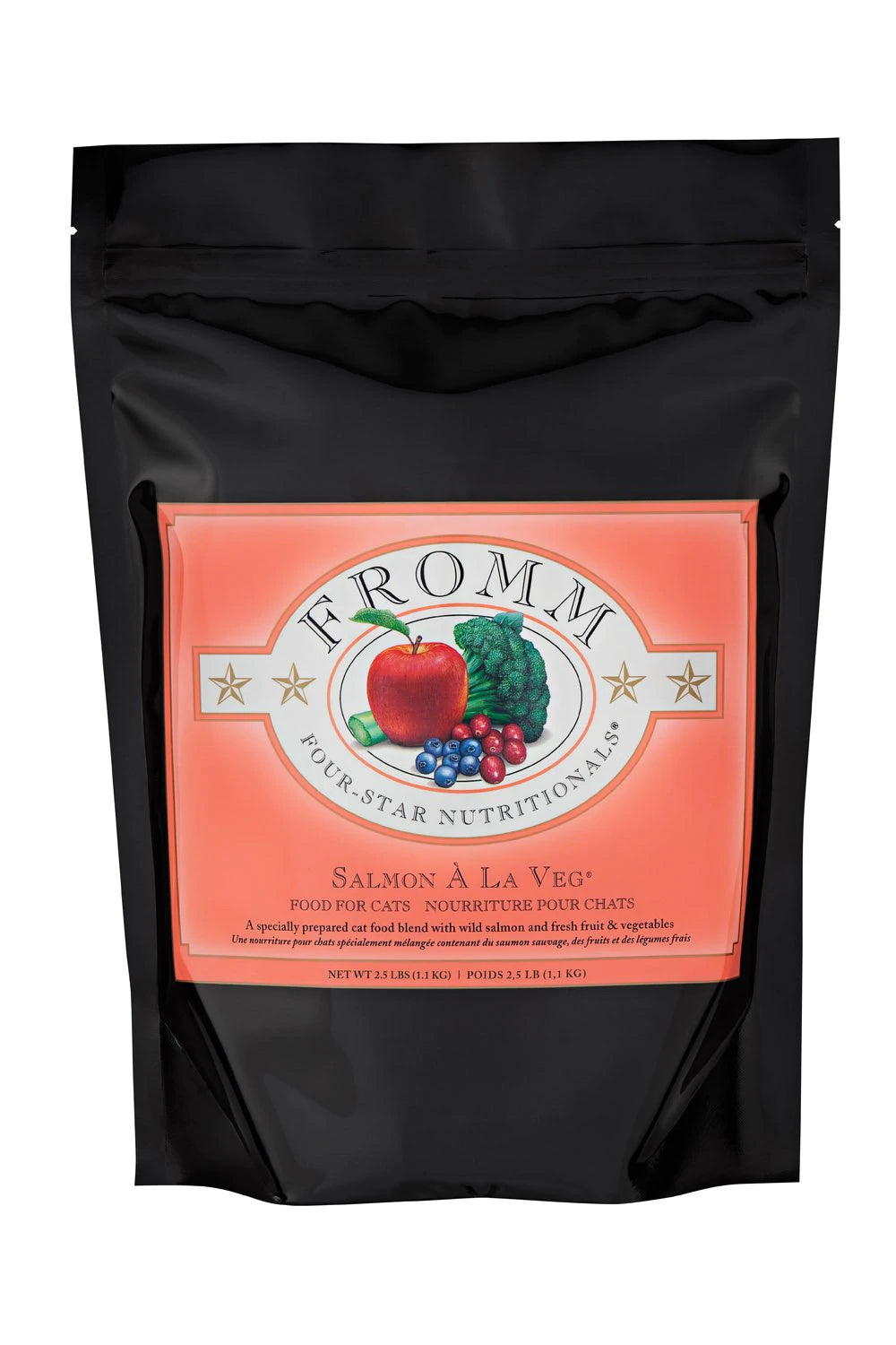 Fromm Saumon à la Veg pour chats 4 Lbs