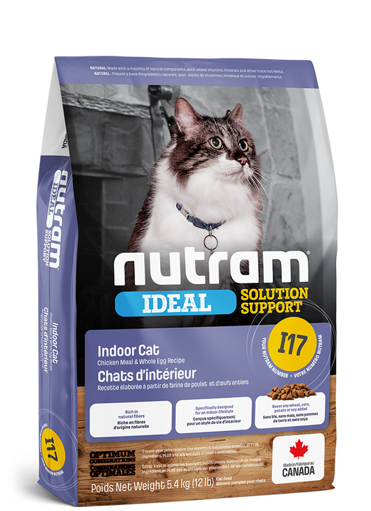 Nutram - Nourriture chats d'intérieur - I17