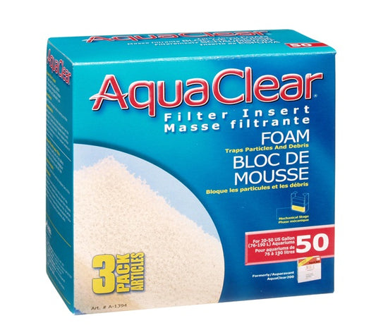 Bloc de mousse filtrante Pour AquaClear50 Paquet de 3