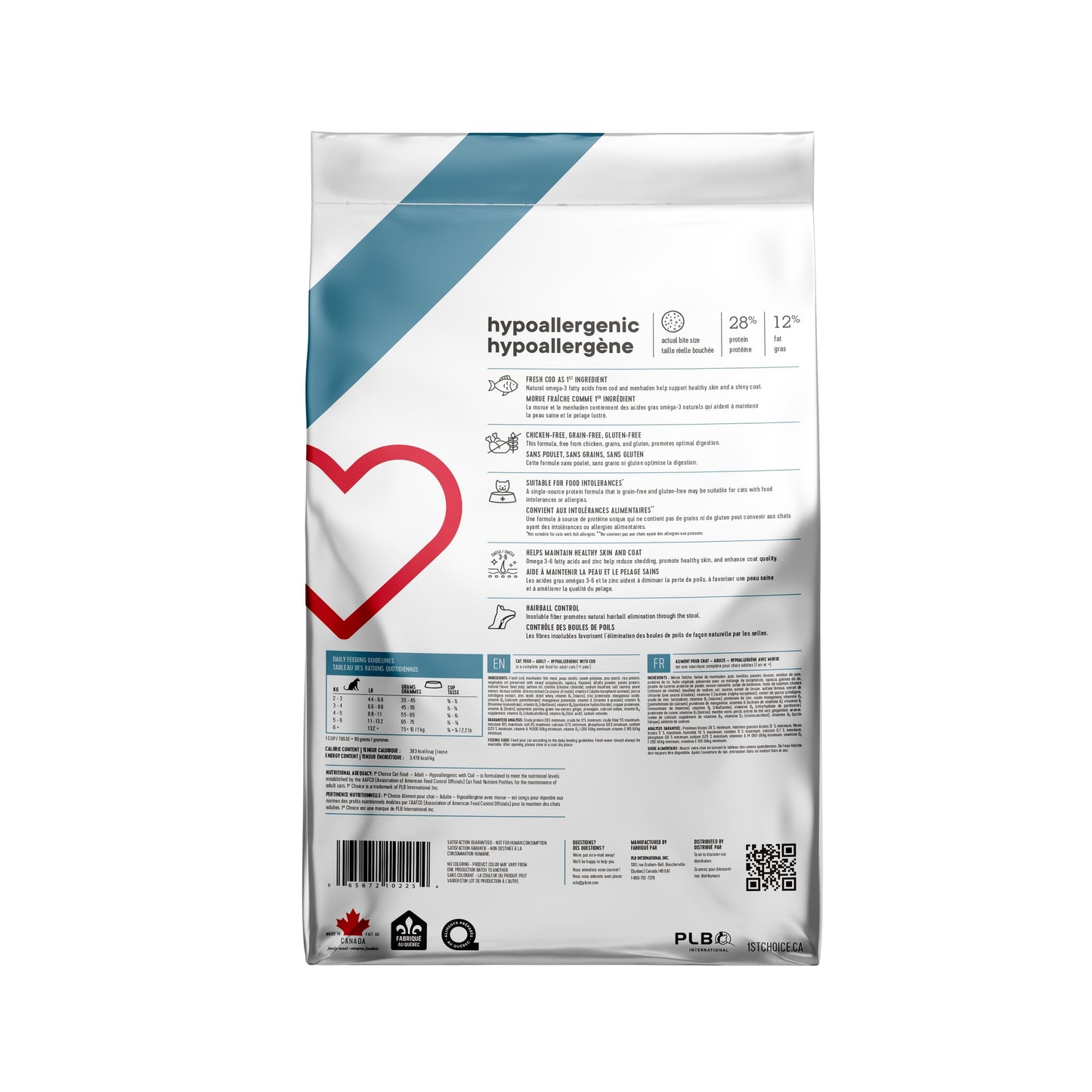 1st Choice - Hypoallergène Morue 1,8 kg