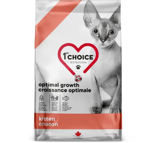 1st Choice Chaton Croissance Optimale - Poisson Sans Grains 1,8kg