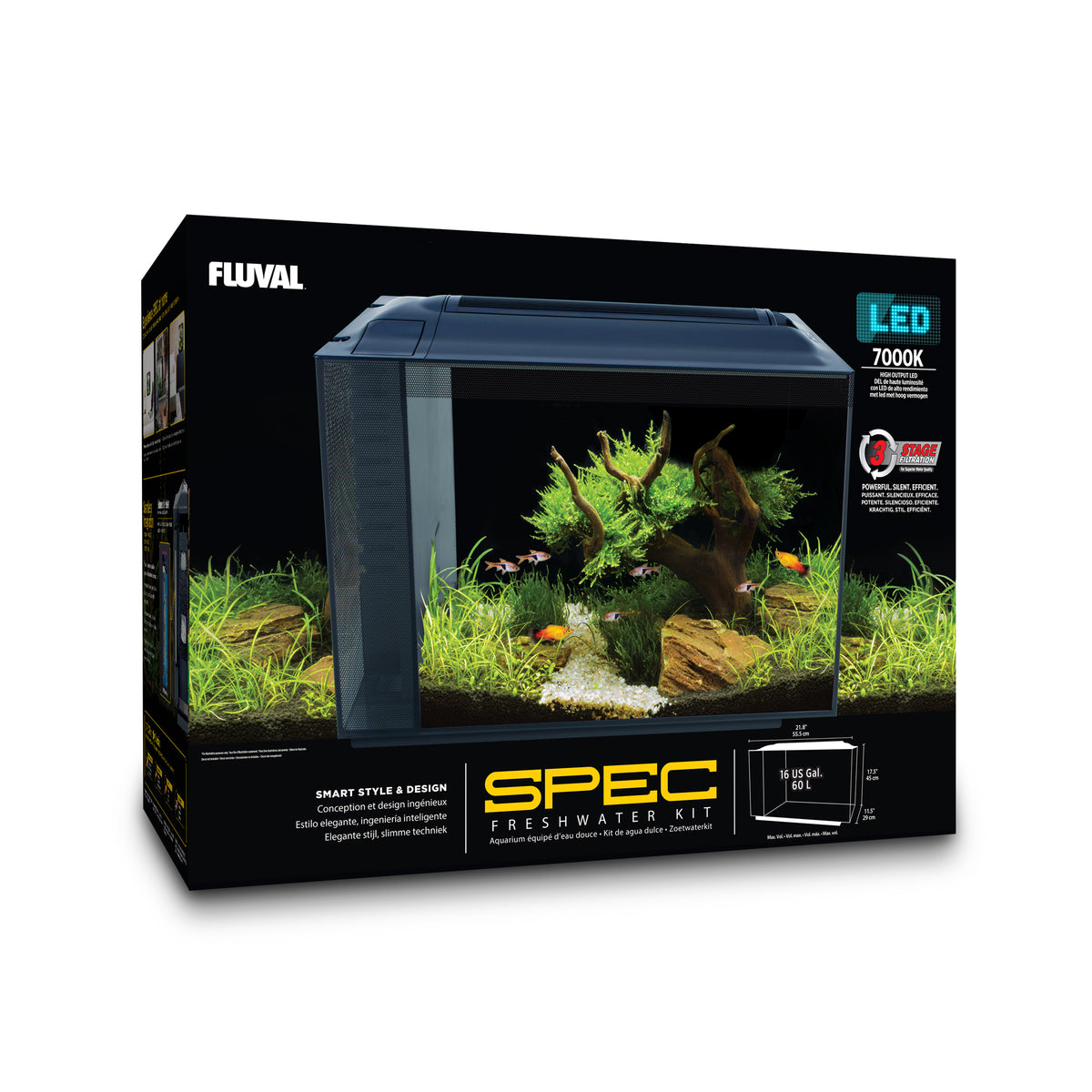 Aquarium équipé SPEC Fluval 16G
