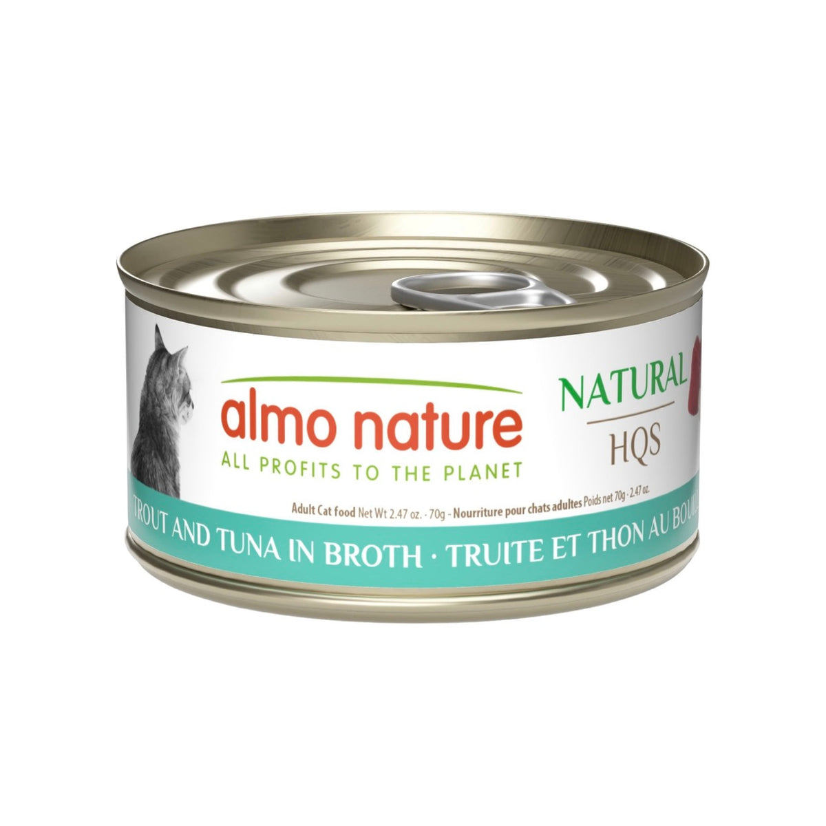 Almo Nature - Truite et thon au bouillon 70g
