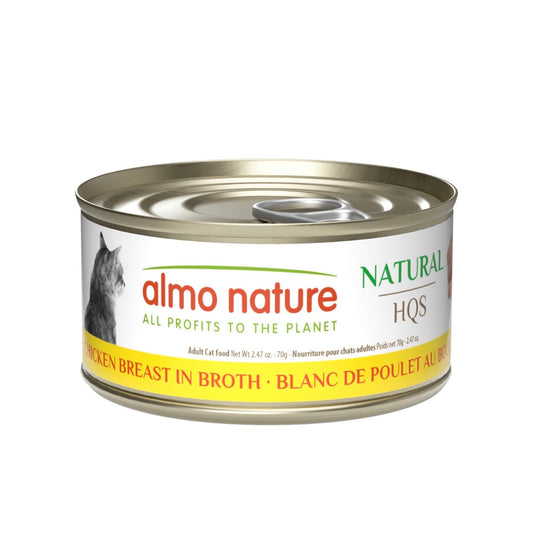 Almo Nature - Blanc de poulet au bouillon 70g