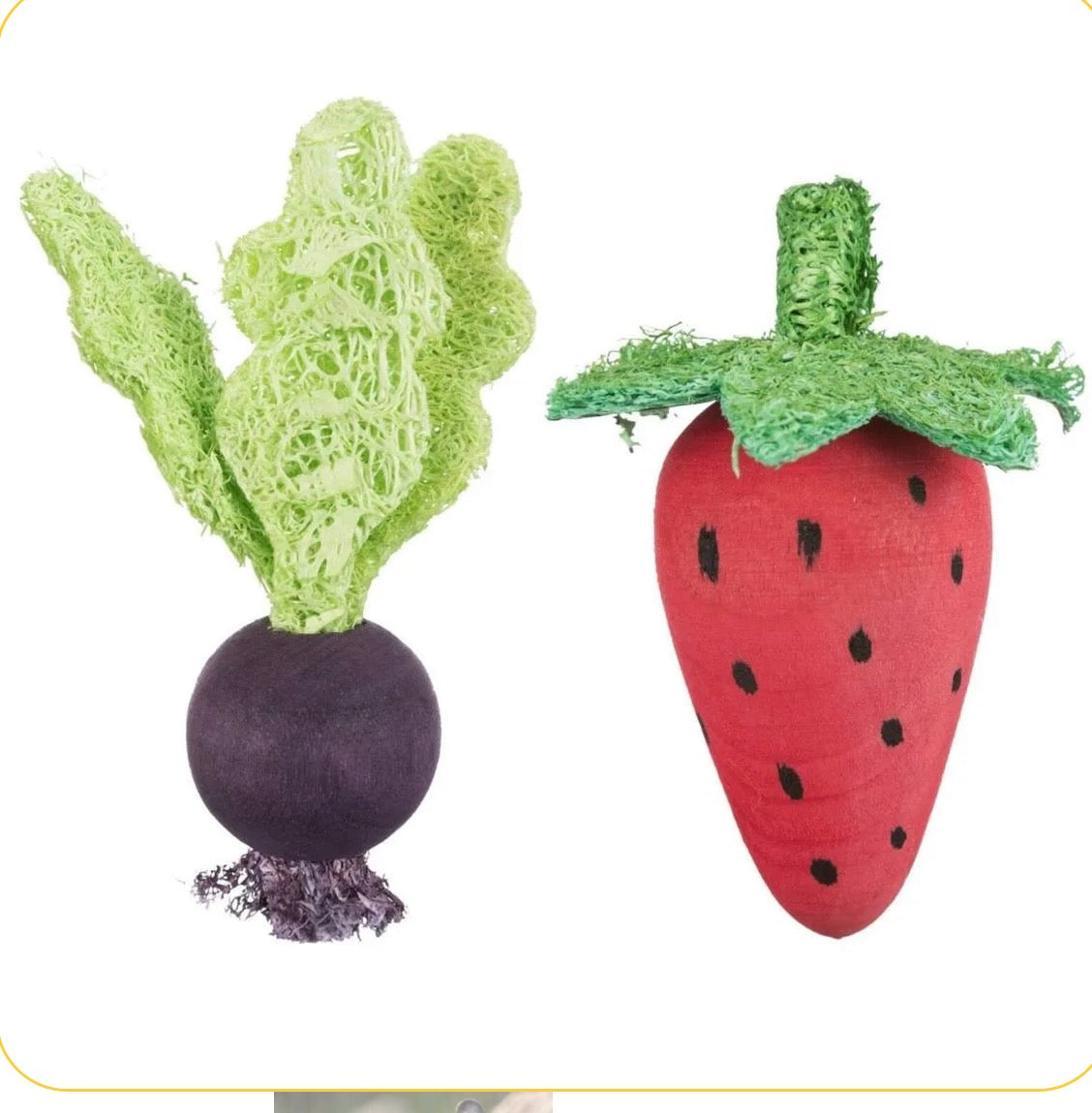 Jouets en bois pour rongeurs, 2 mcx - Trixie