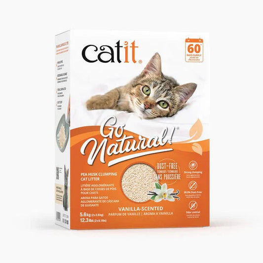 Catit - Litière Agglomérante - Go Natural Vanille - 5.6 KG