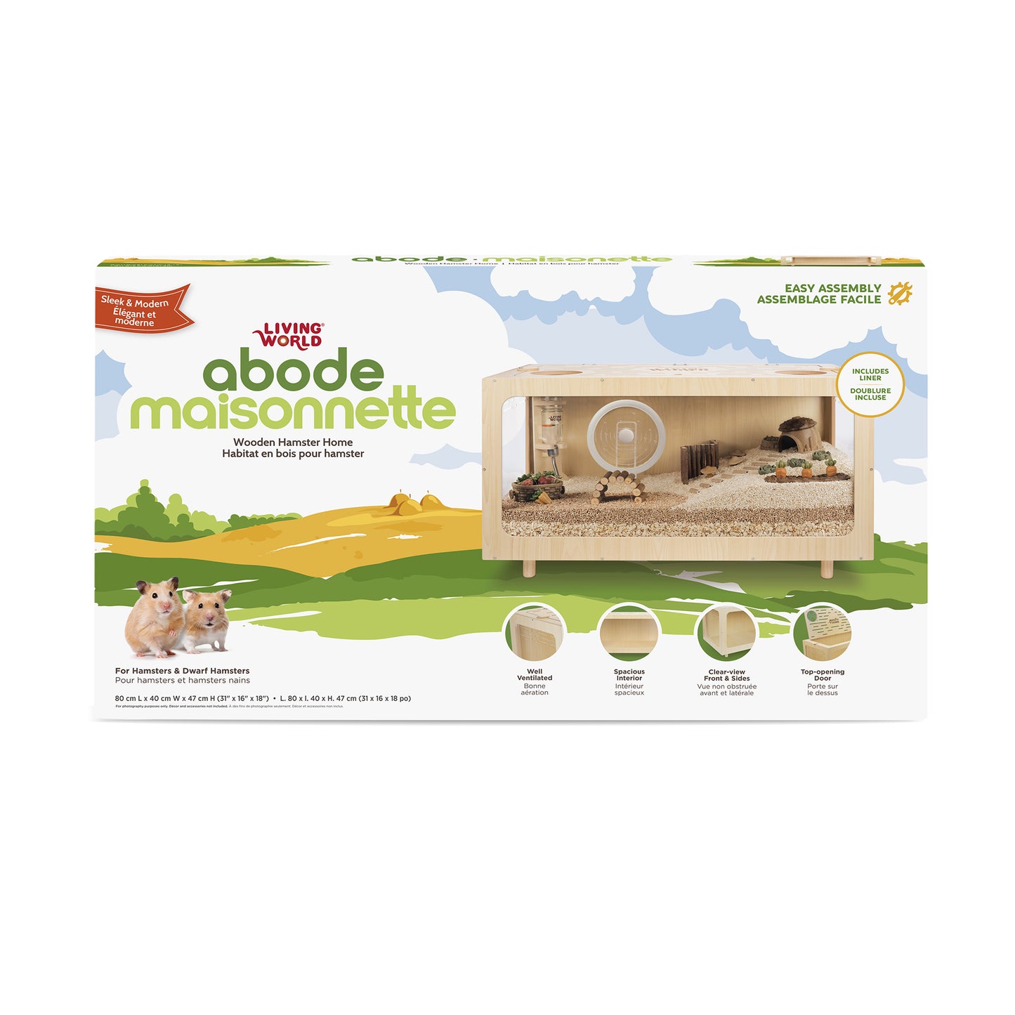 Habitat pour Hamster Living World