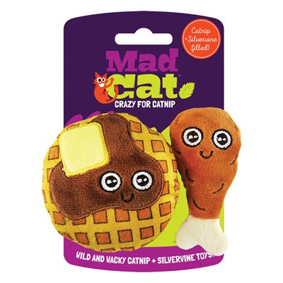 Jouet Mad Cat Poulet & Gauffre