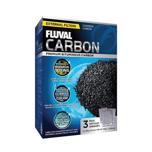 Charbon Fluval 3 sachets de 100 G