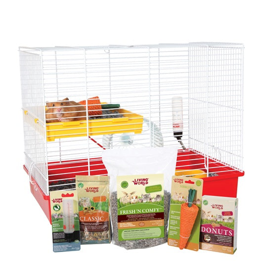 Cage équipée de luxe Living World pour Hamster