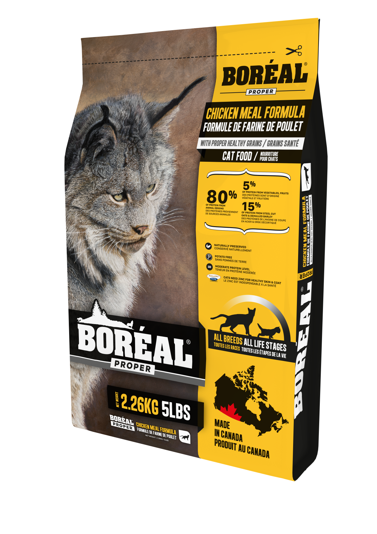 Boréal - Proper Farine de Poulet - Chat